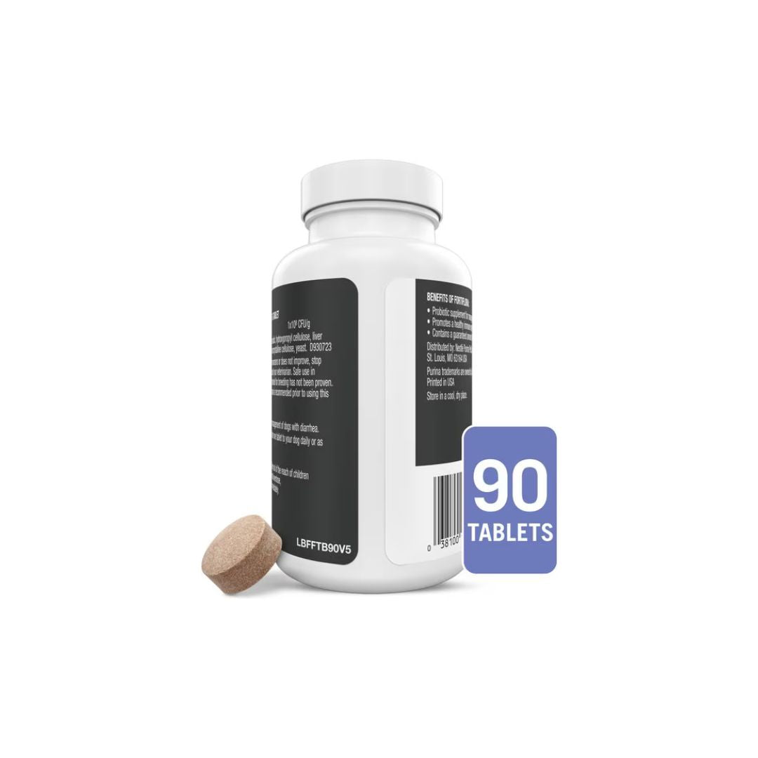 Purina Pro Plan FortiFlora Chewable Probiotic Supplement for Dogs – 90 Tablets