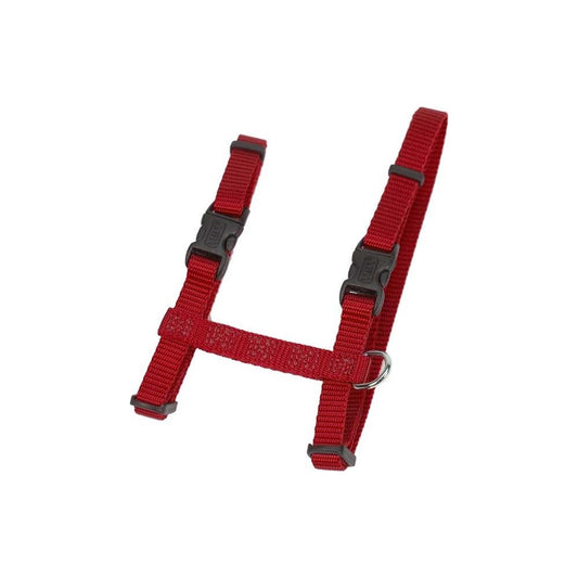 Coastal Figure H Adjustable Nylon Cat Harness – Red (3-8 in x 10-18 in)