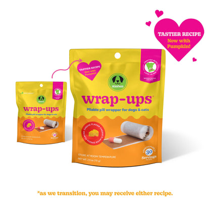 Stashios Wrap-Ups – Cheese Pill Wrapper for Dogs & Cats (2oz Roll)