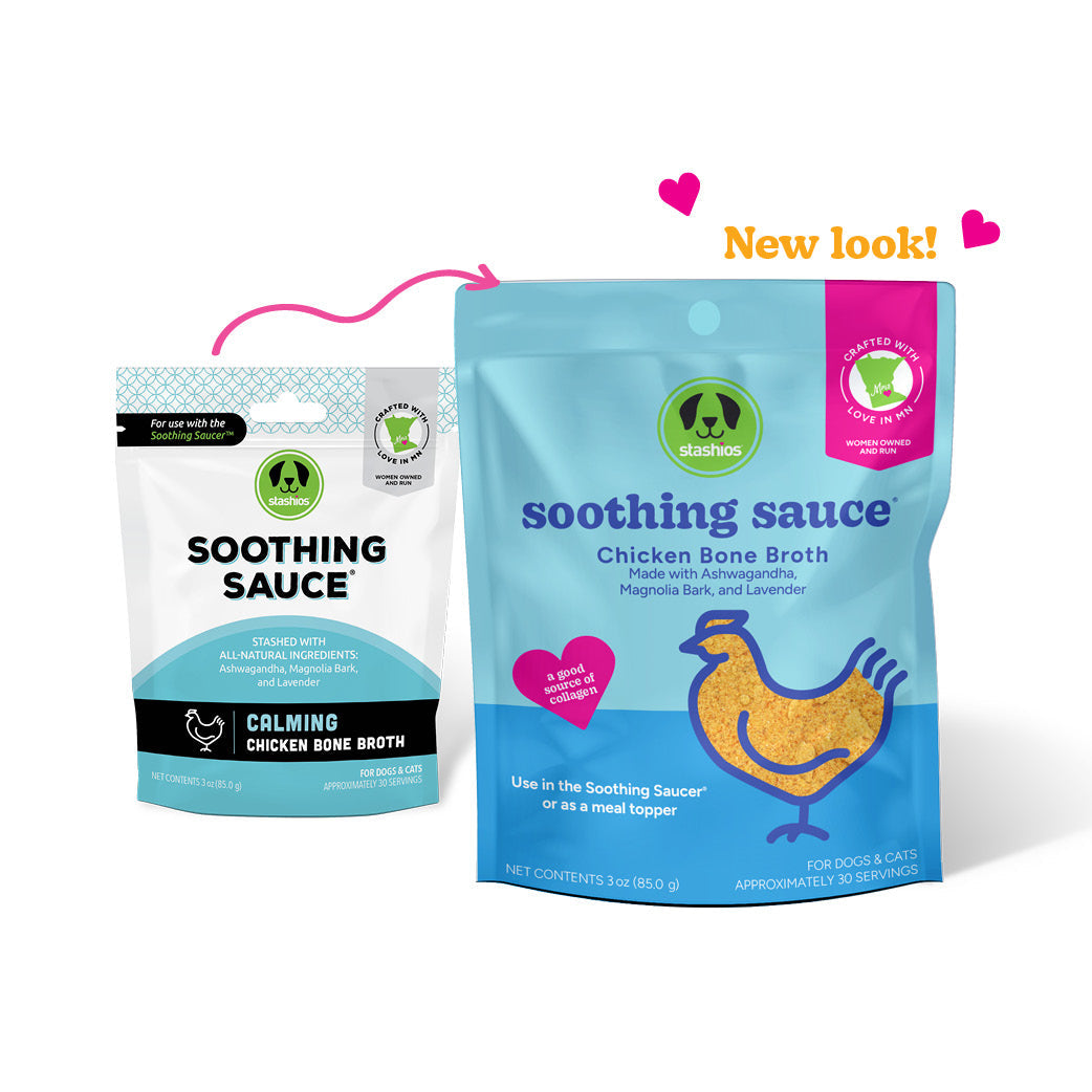 Stashios Soothing Sauce – Calming Chicken Formula (3oz, 3-Pack)