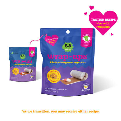 Stashios Wrap-Ups – Bacon Cheeseburger Pill Wrapper for Dogs & Cats (2.1oz Roll)