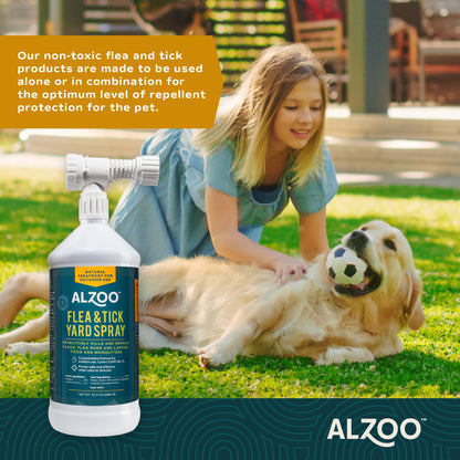 Alzoo Plant-Based Flea & Tick Yard Spray, 32oz