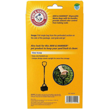 Arm & Hammer Easy-Tie Waste Bags – Blue (75 ct)