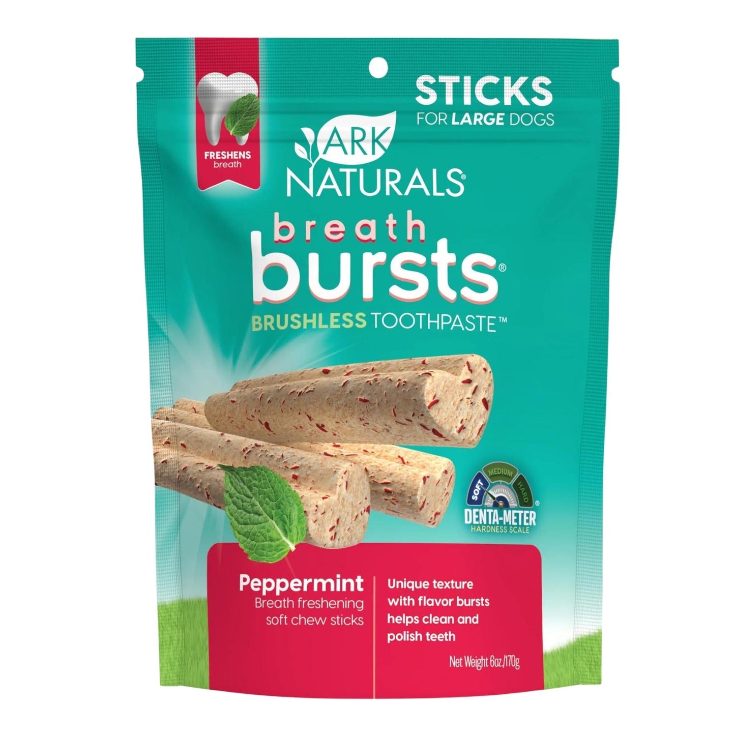 Ark Naturals Breath Bursts Brushless Toothpaste – Peppermint Sticks, 6oz