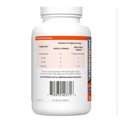 Cosequin Joint Health Supplement with MSM for Dogs – 120 Chewable Tablets