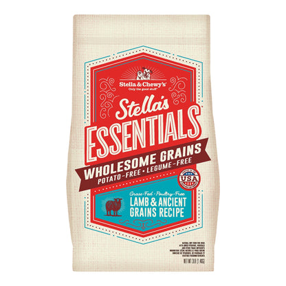 Stella & Chewy’s Dog Essentials – Lamb & Ancient Grains (3 lb Bag)