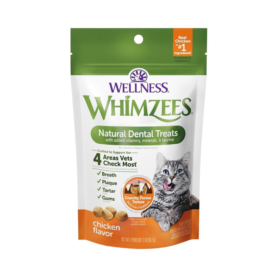Whimzees Cat Dental Treats – Chicken (2oz)