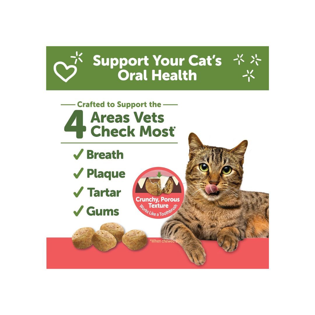 Whimzees Cat Dental Treats – Chicken & Salmon (2oz)