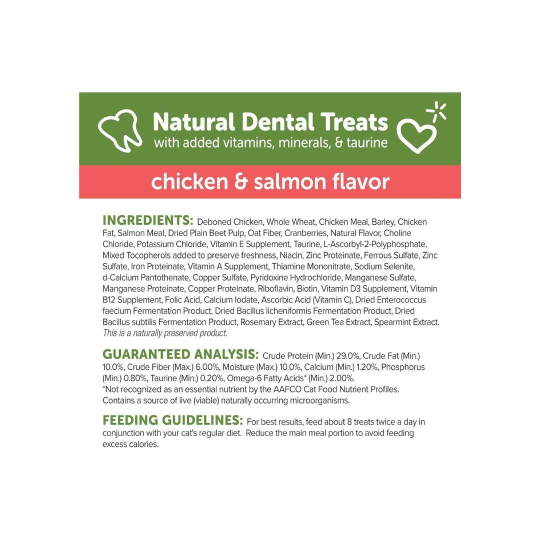 Whimzees Cat Dental Treats – Chicken & Salmon (2oz)