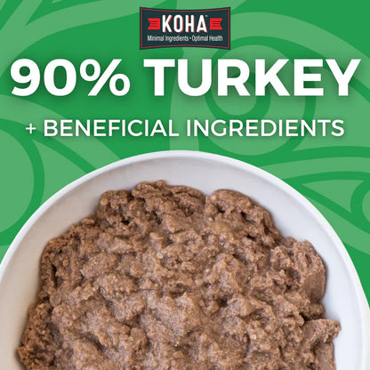 Koha Limited Ingredient Dog Food – Turkey Paté, Grain-Free (13oz, Case of 12)