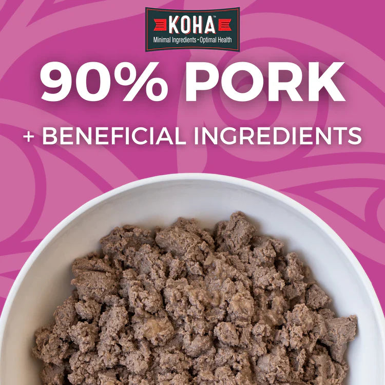 Koha Limited Ingredient Dog Food – Pork Paté, Grain-Free (13oz, Case of 12)