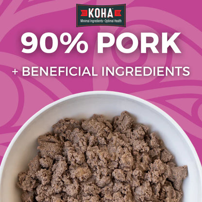 Koha Limited Ingredient Dog Food – Pork Paté, Grain-Free (13oz, Case of 12)