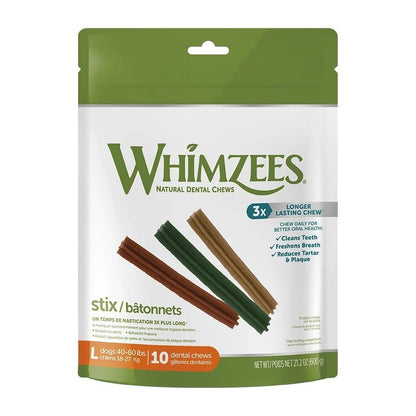 Whimzees Stix – Large (14.8 oz. Bag)
