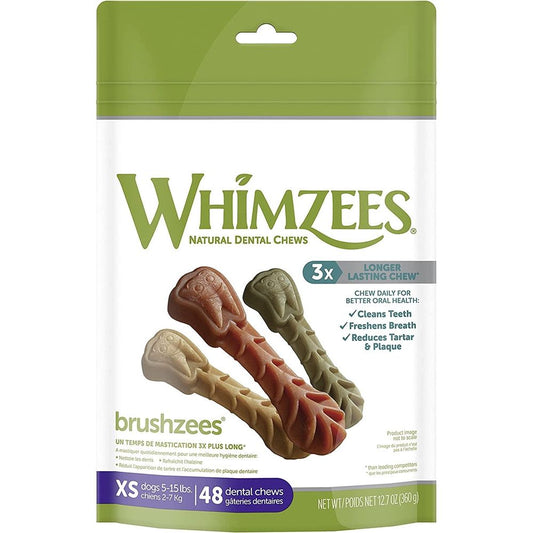 Whimzees Dog Brushzees Daily Pack – X-Small
