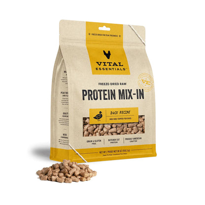 Vital Essentials Dog Freeze-Dried Topper – Duck Recipe (18oz)