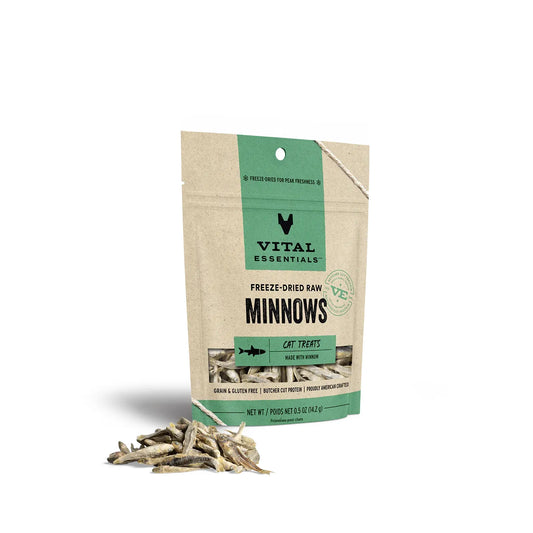 Vital Essentials Cat Freeze-Dried Treat – Minnows (0.5oz)