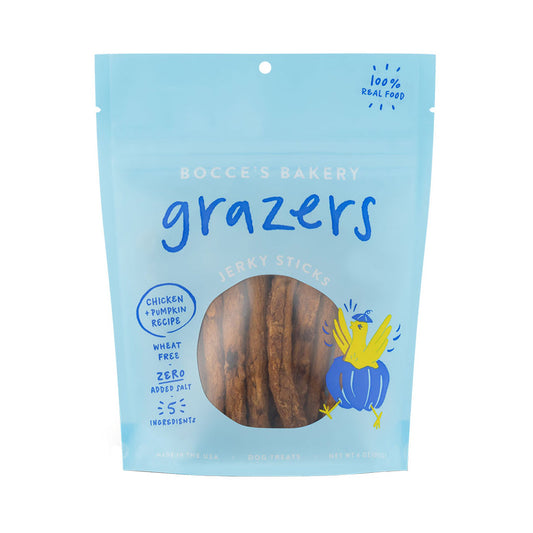 Bocce’s Bakery Grazers Chicken Jerky Sticks – 4oz