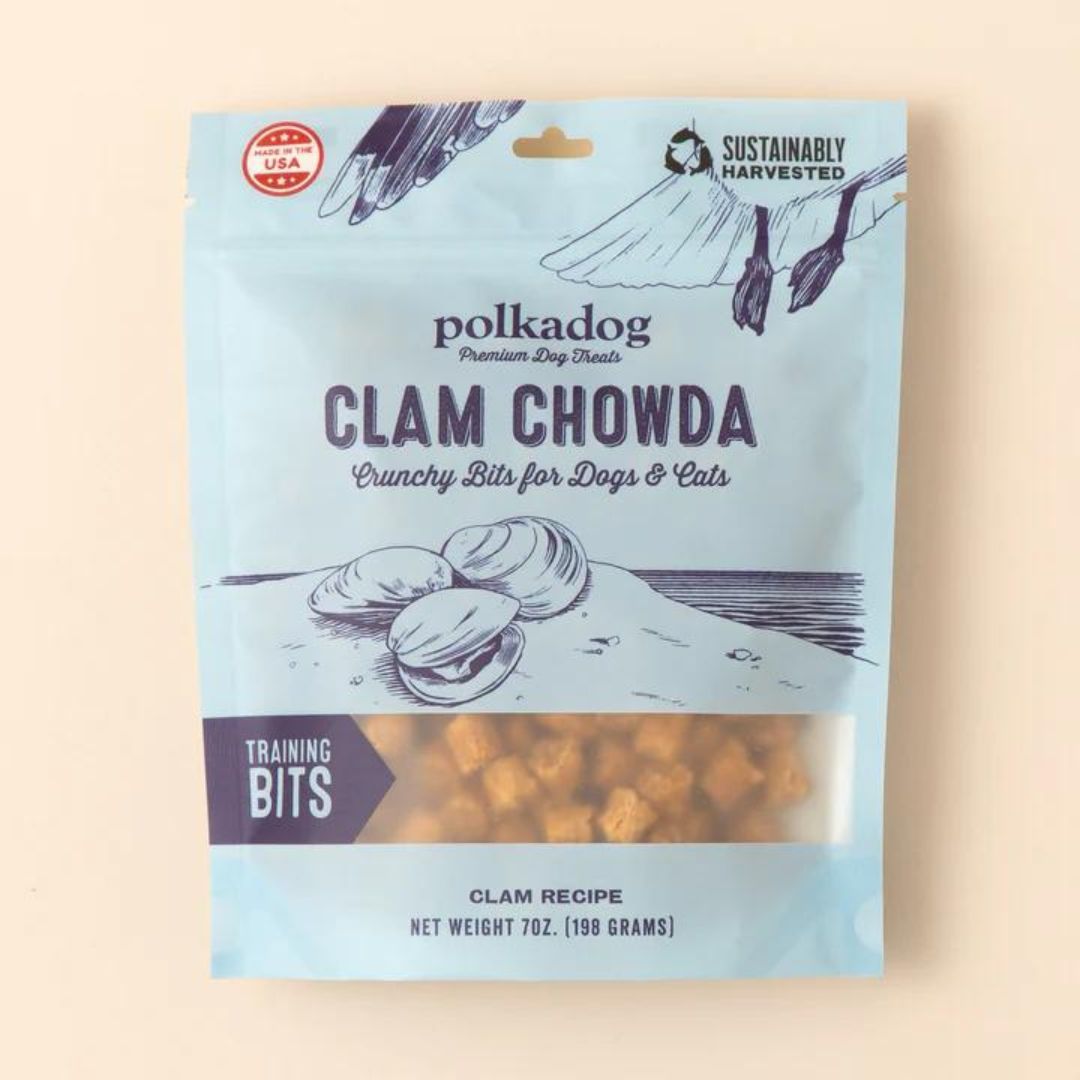 Polka Dog Clam Chowda Bits – 7oz Pouch
