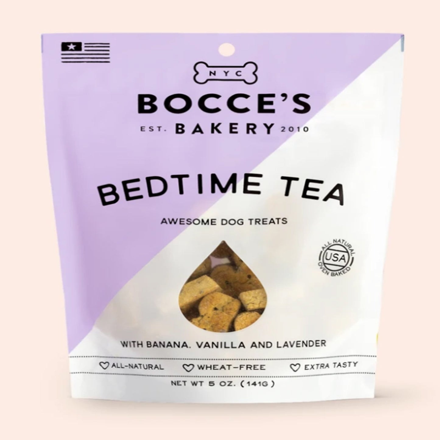Bocce's Bakery Bedtime Tea Dog Biscuits – 5oz