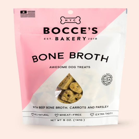 Bocce's Bakery Bone Broth Dog Biscuits – 5oz