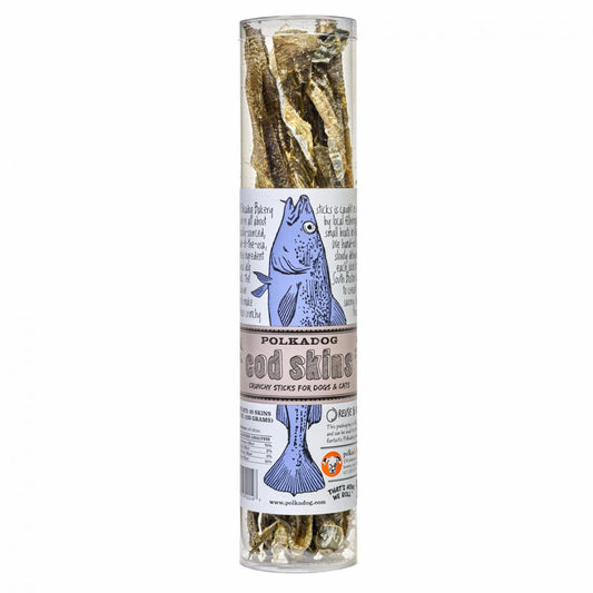 Polkadog Cod Skins Crunchy Treats – 2.5oz