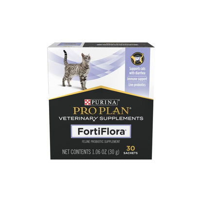 Purina Pro Plan FortiFlora Digestive Probiotic Powder for Cats – 30 Count