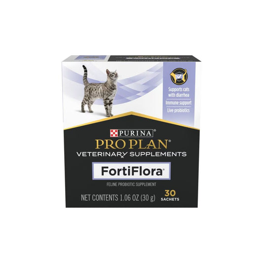 Purina Pro Plan FortiFlora Digestive Probiotic Powder for Cats – 30 Count