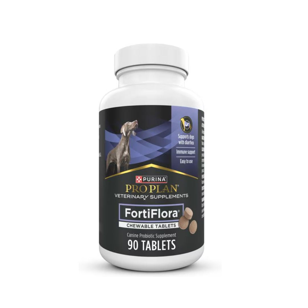 Purina Pro Plan FortiFlora Chewable Probiotic Supplement for Dogs – 90 Tablets